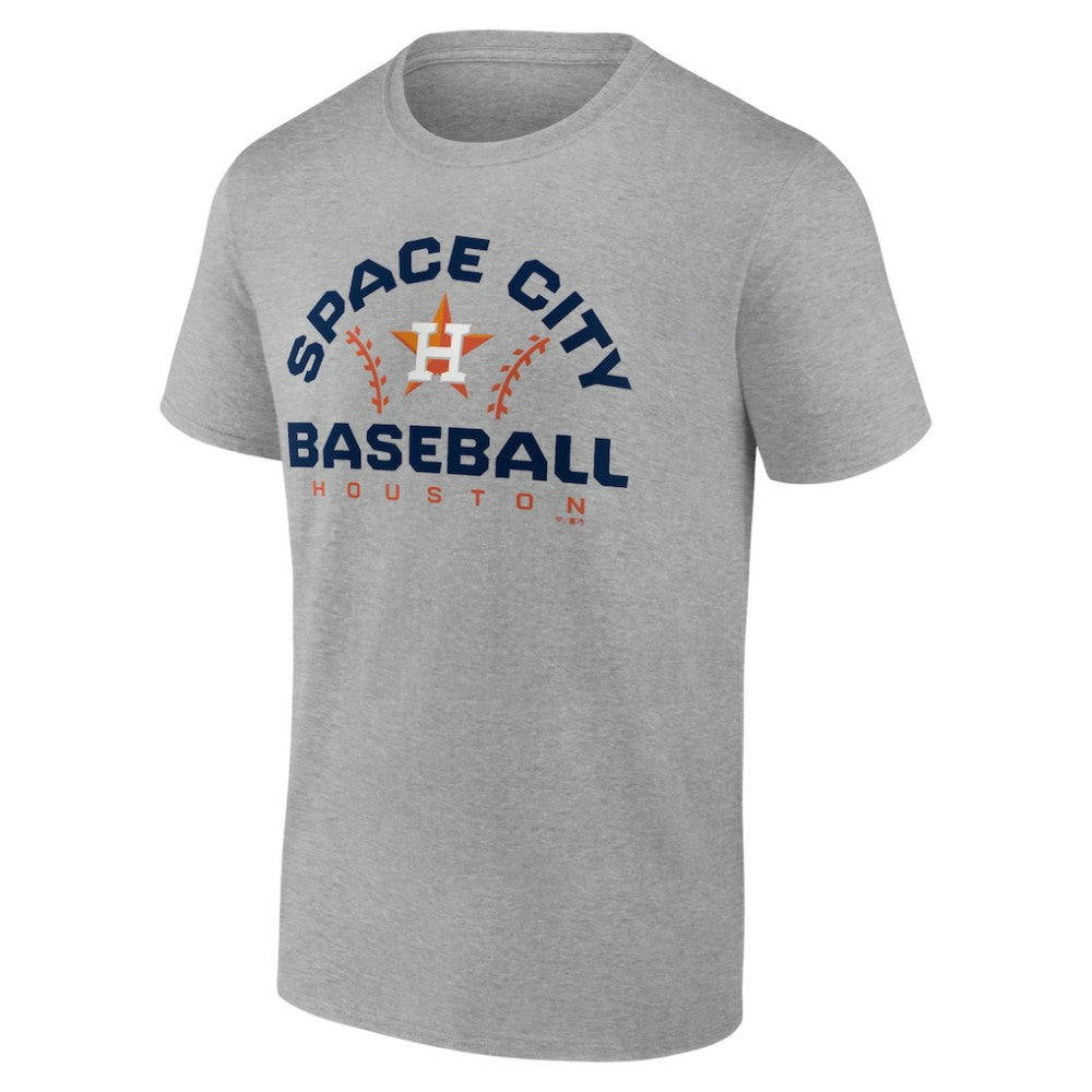 Houston Astros Team Go For Two T-Shirt Heather Gray