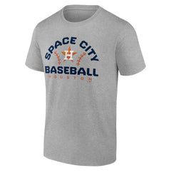 Houston Astros Team Go For Two T-Shirt Heather Gray