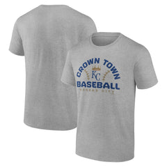 Kansas City Royals Team Go For Two T-Shirt Heather Gray