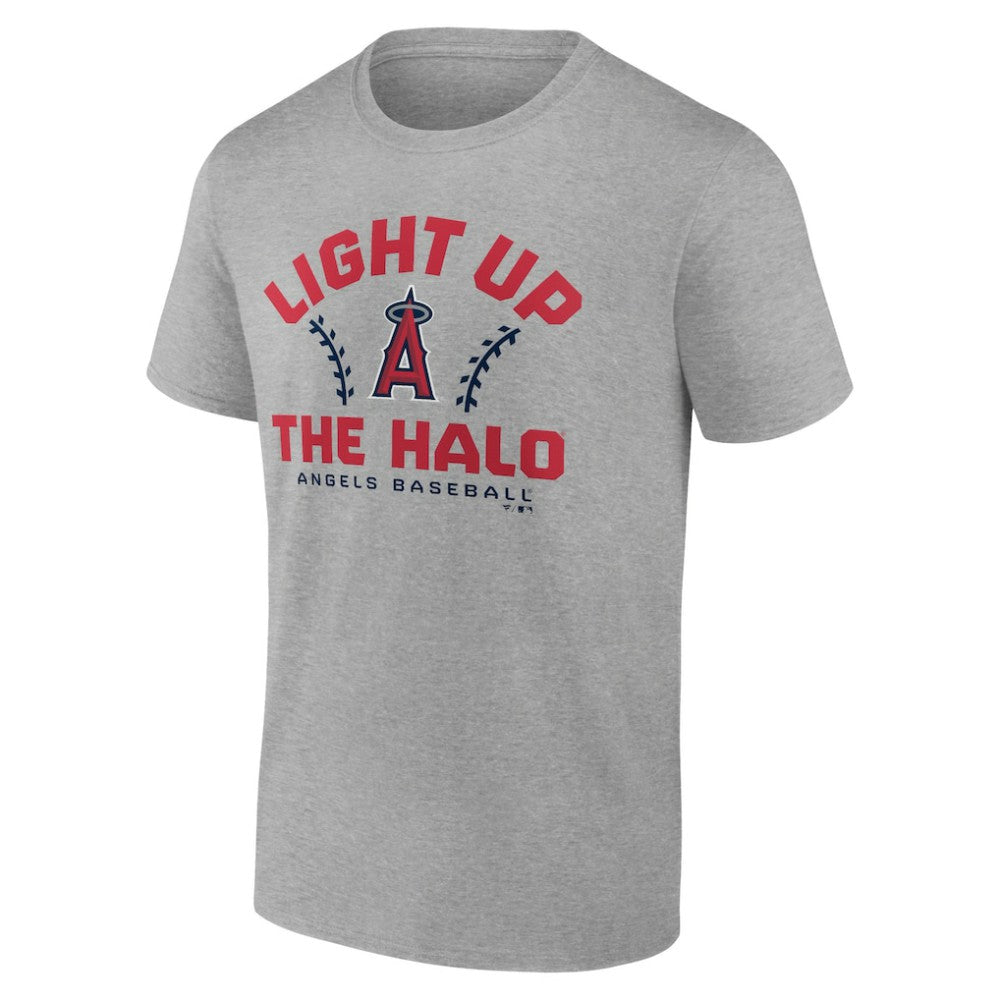 Los Angeles Angels Team Go For Two T-Shirt Heather Gray