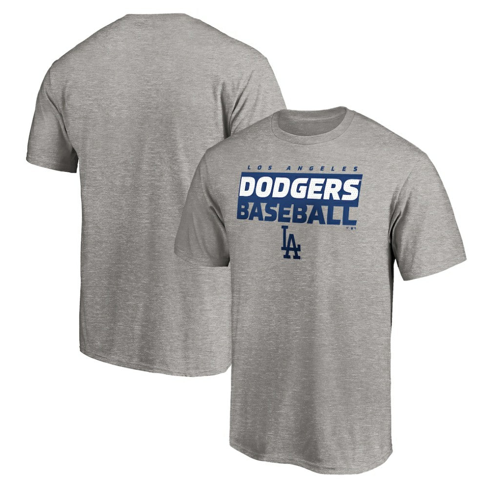 Los Angeles Dodgers Gain Ground T-Shirt Heather Gray