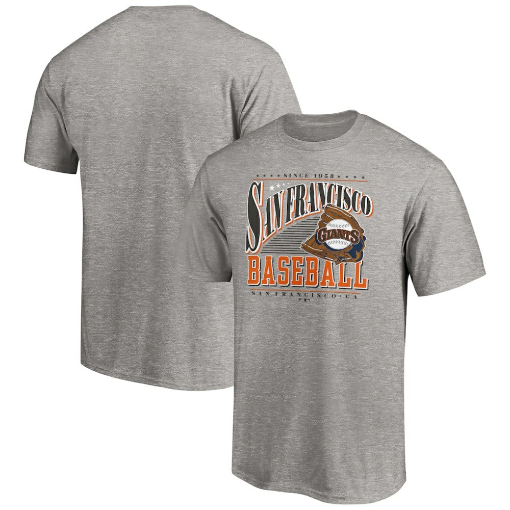 San Francisco Giants Cooperstown Collection Winning Time T-Shirt Heather Gray