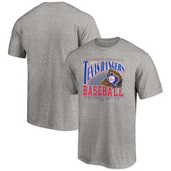 Texas Rangers Cooperstown Collection Winning Time T-Shirt Heather Gray