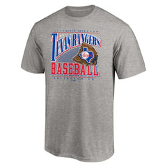 Texas Rangers Cooperstown Collection Winning Time T-Shirt Heather Gray