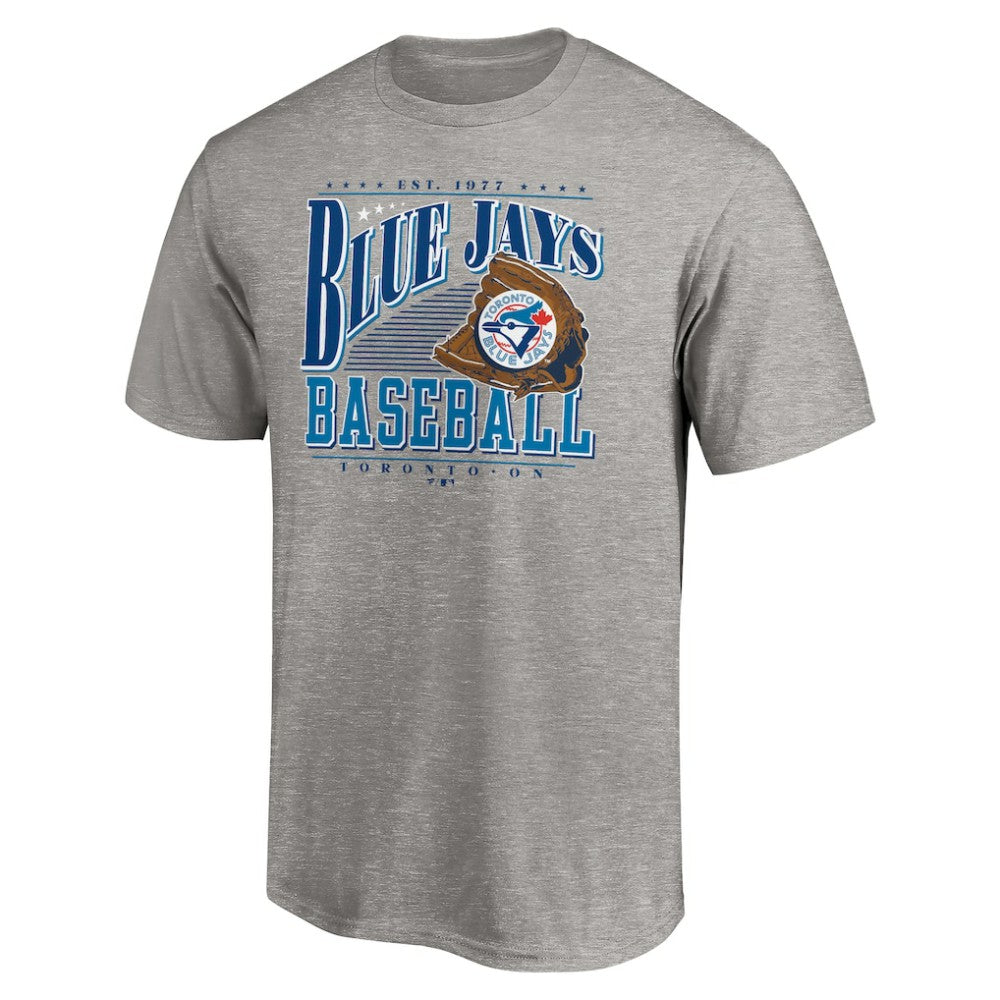 Toronto Blue Jays Cooperstown Collection Winning Time T-Shirt Heather Gray