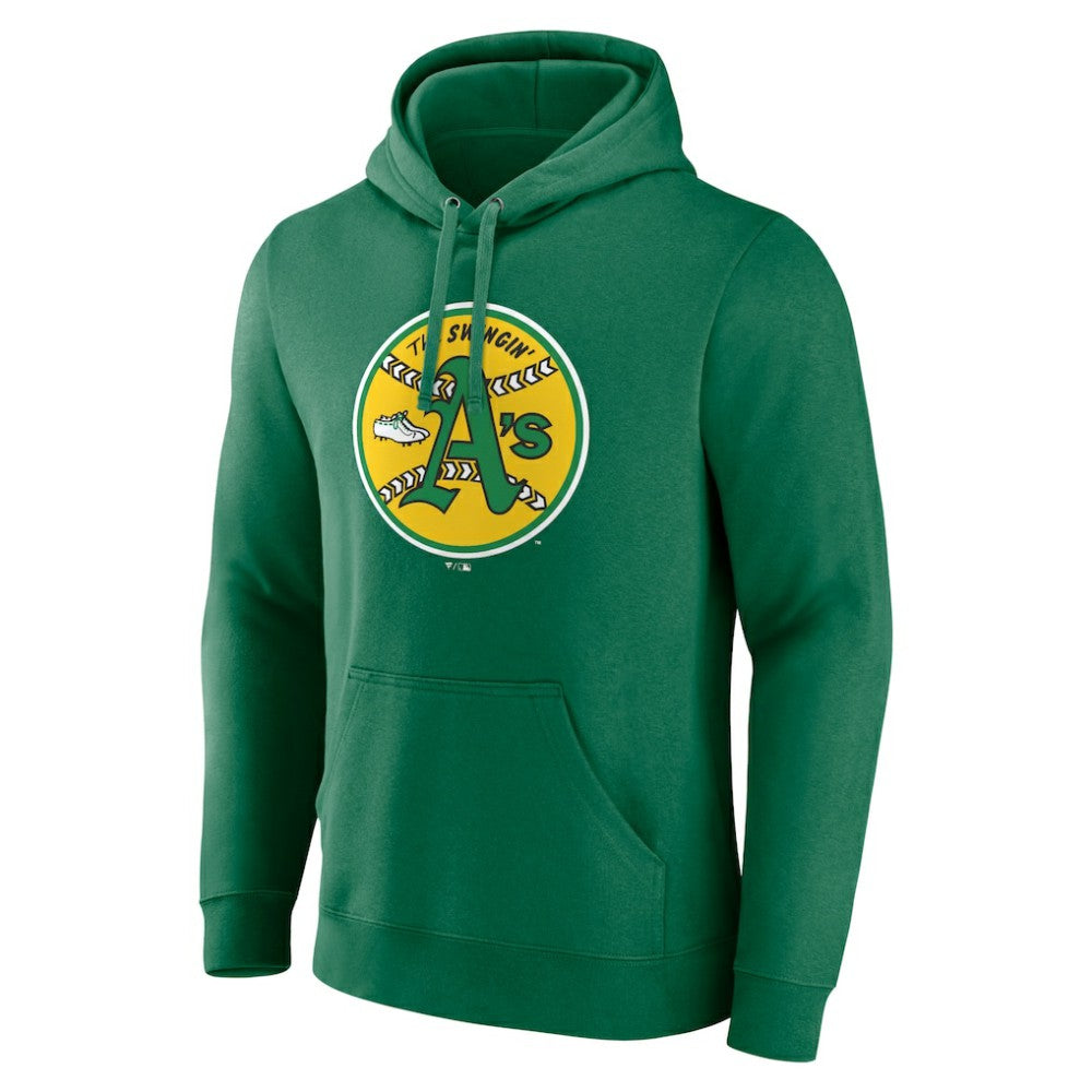 Oakland Athletics Cooperstown Collection Pullover Hoodie Green