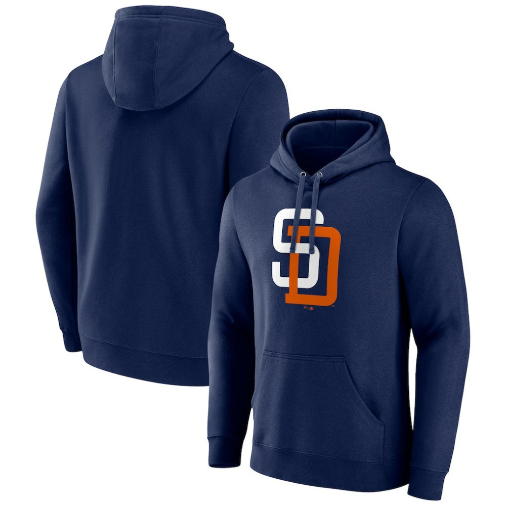 San Diego Padres Cooperstown Collection Pullover Hoodie Navy