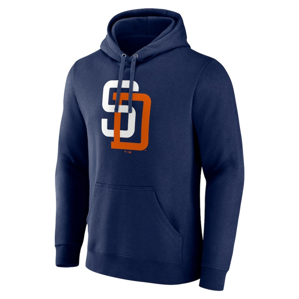 San Diego Padres Cooperstown Collection Pullover Hoodie Navy