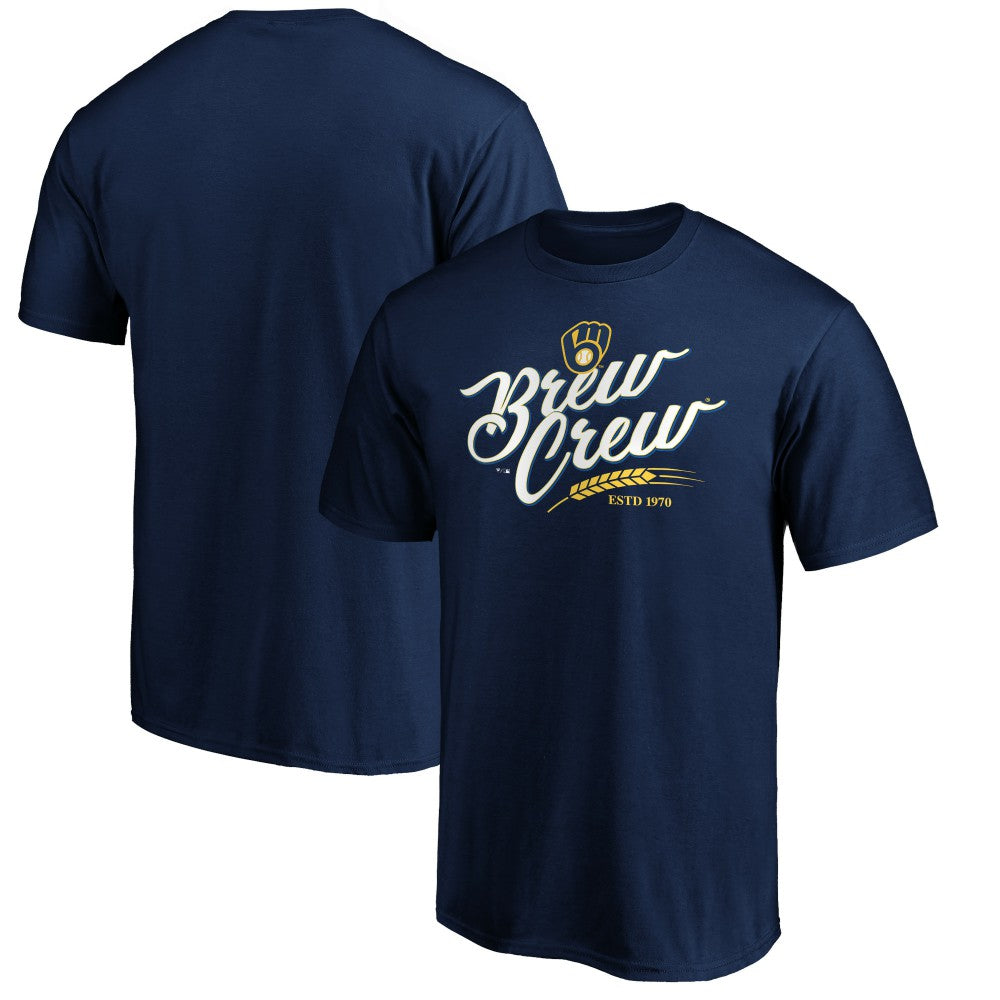 Milwaukee Brewers Team Adrenaline T-Shirt Navy