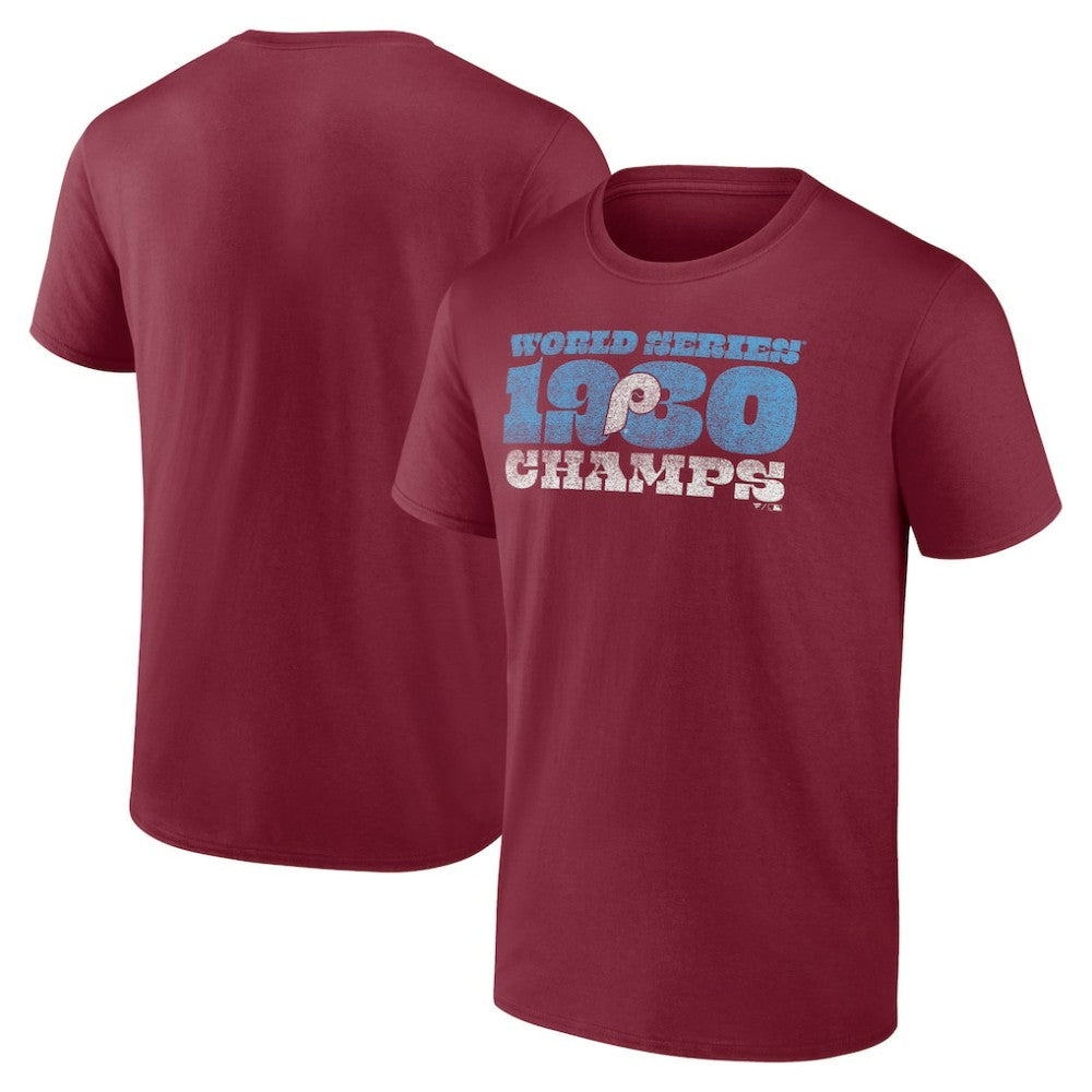Philadelphia Phillies Cooperstown Collection Swing Away T-Shirt Burgundy