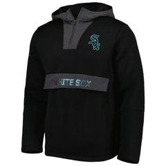Chicago White Sox Levelwear Ruckus Quarter-Zip Hoodie Black