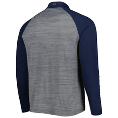 Houston Astros Levelwear Vandal Raglan Quarter-Zip Top Heather Gray