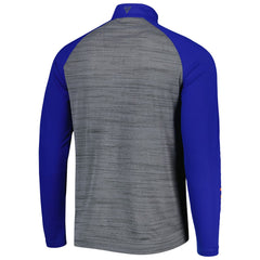New York Mets Levelwear Vandal Raglan Quarter-Zip Top Heather Gray