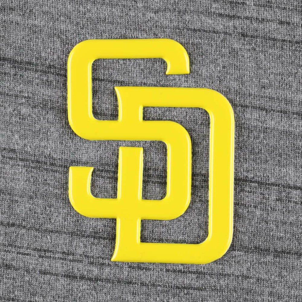 San Diego Padres Levelwear Vandal Raglan Quarter-Zip Top Heather Gray