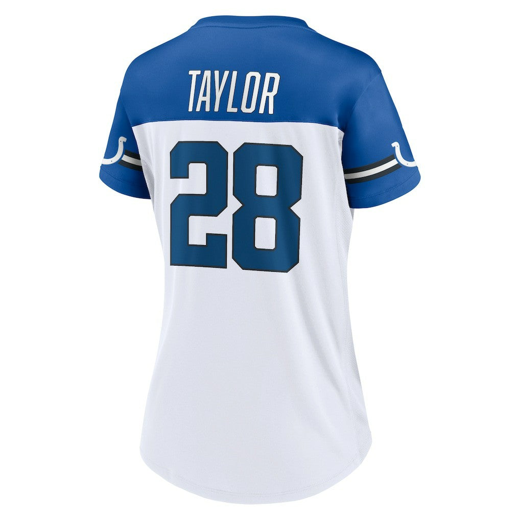 Jonathan Taylor Indianapolis Colts Women's Athena Name & Number V-Neck Top - White cheap