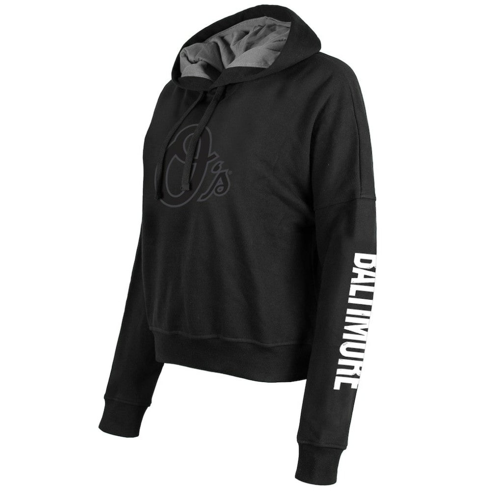 Baltimore Orioles Women's City Connect Pullover Hoodie Black