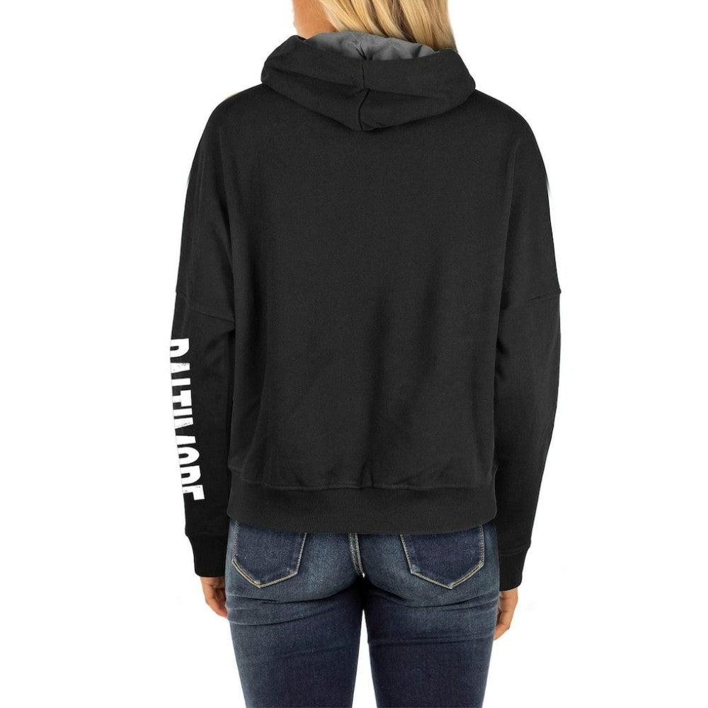 Baltimore Orioles Women's City Connect Pullover Hoodie Black