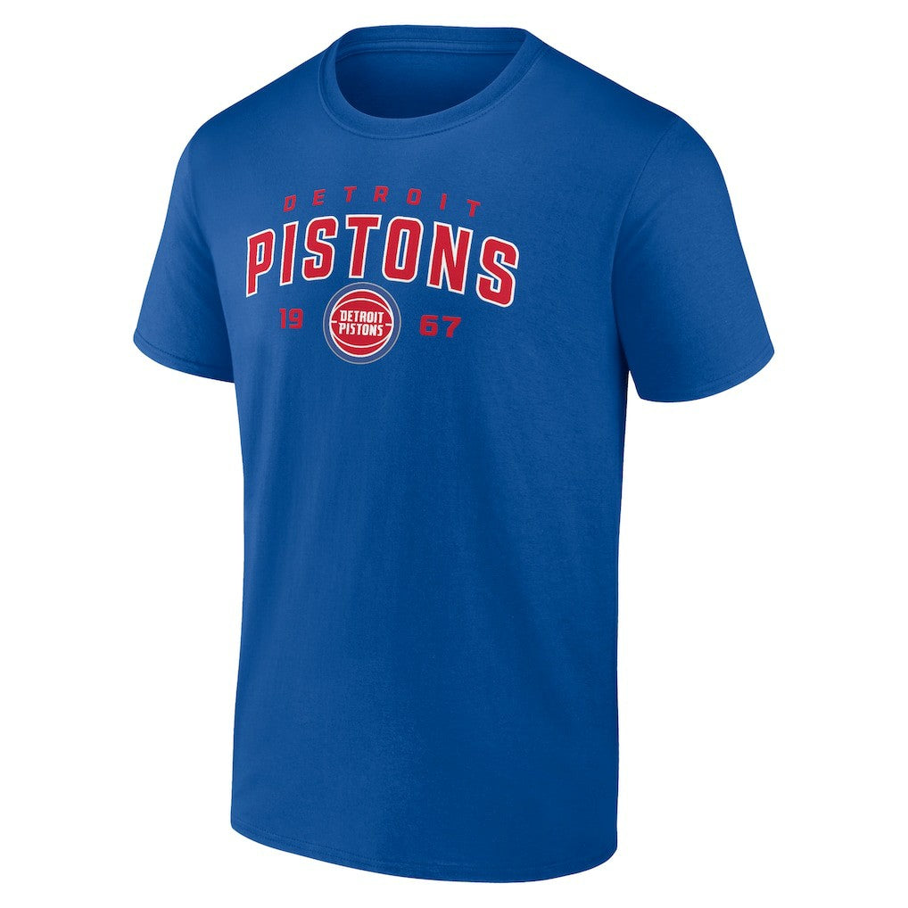 Detroit Pistons Rebel Logo T-Shirt sale - Blue sale
