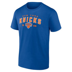 New York Knicks Rebel Logo T-Shirt - Blue cheap