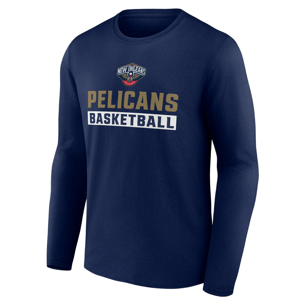 New Orleans Pelicans Let's Go Long Sleeve T-Shirt - Navy cheap