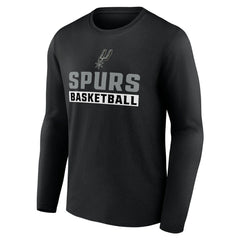 San Antonio Spurs Let's Go Long Sleeve T-Shirt - Black outlet