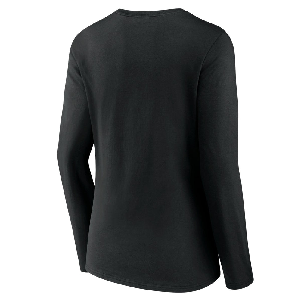 Portland Trail Blazers Women's Tumble V-Neck Long Sleeve T-Shirt - Black on sale