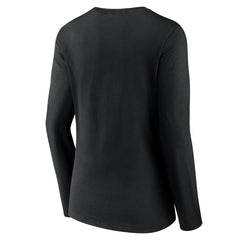 Sacramento Kings Women's Tumble V-Neck Long Sleeve T-Shirt - Black discount