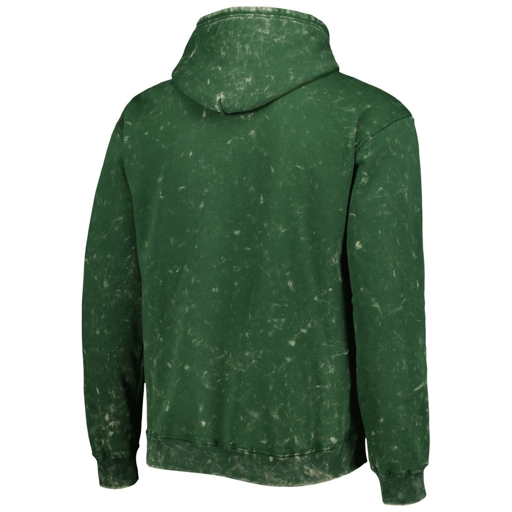 Milwaukee Bucks The Wild Collective Unisex Tonal Acid Wash Pullover Hoodie - Hunter Green online