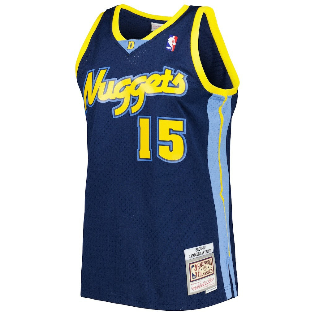 Carmelo Anthony Denver Nuggets Hardwood Classics Swingman Jersey sale - Navy outlet