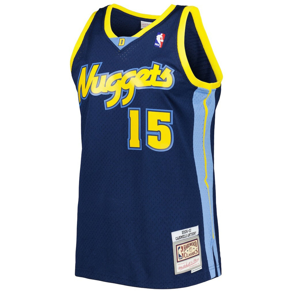 Carmelo Anthony Denver Nuggets Hardwood Classics Swingman Jersey sale - Navy outlet