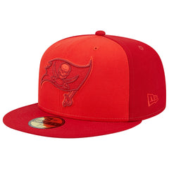 Tampa Bay Buccaneers New Era Tri-Tone 59FIFTY Fitted Hat - Red cheap