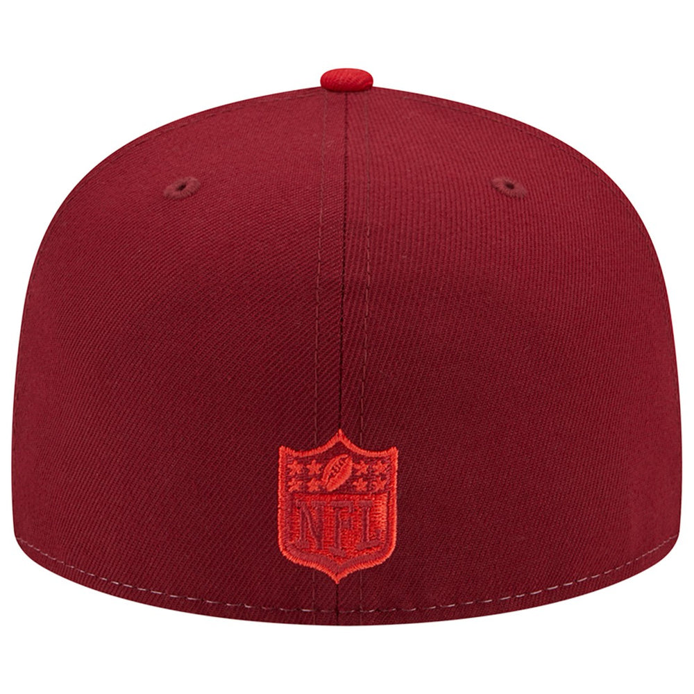 Tampa Bay Buccaneers New Era Tri-Tone 59FIFTY Fitted Hat - Red cheap