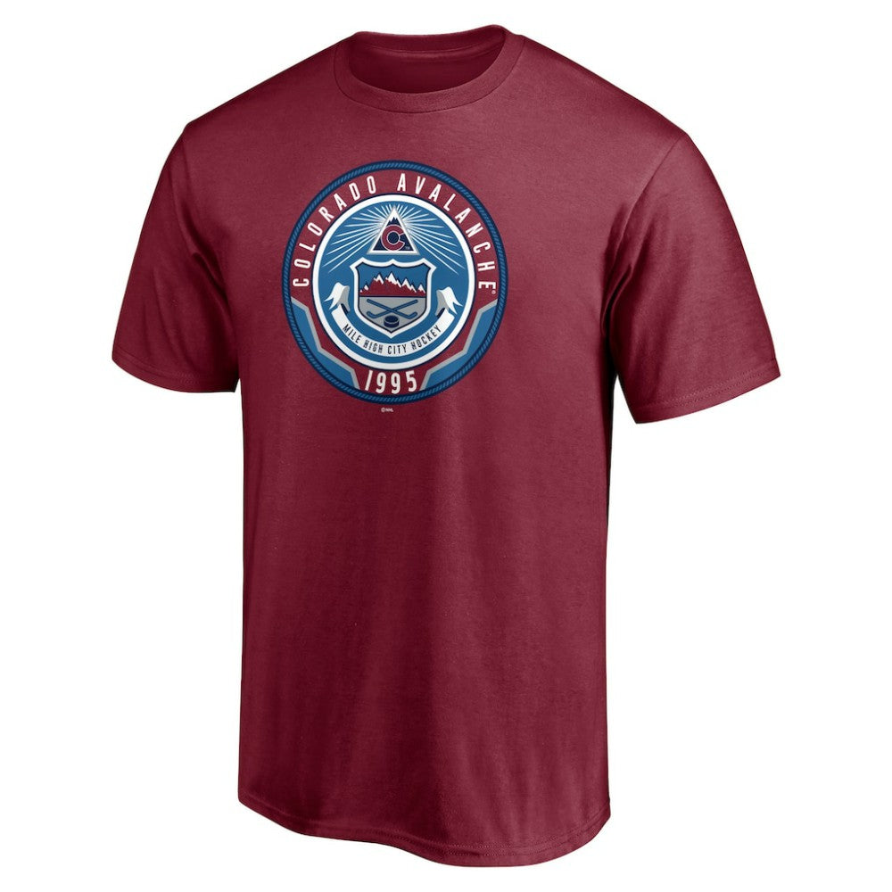 Colorado Avalanche Hometown Collection Push Ahead T-Shirt - Burgundy T-shirts