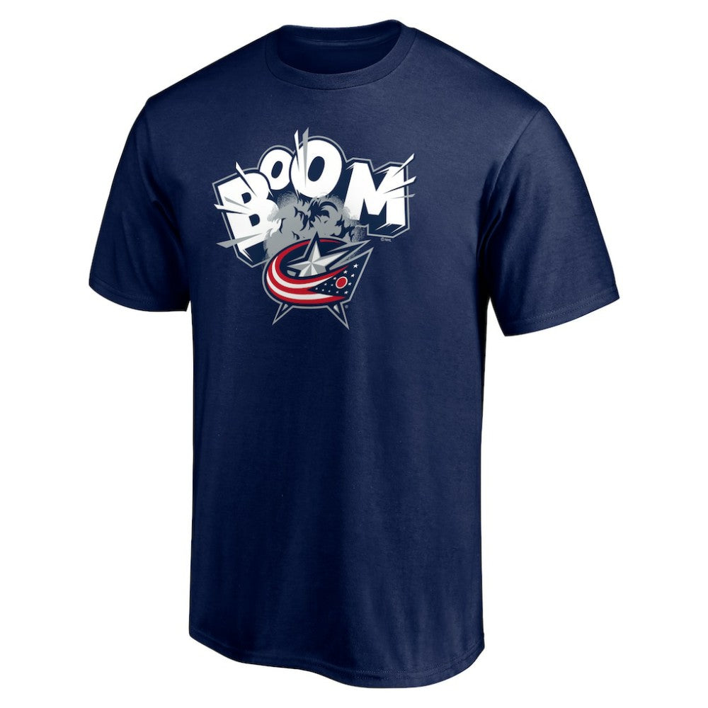 Columbus Blue Jackets Hometown Collection Push Ahead T-Shirt - Navy T-shirts