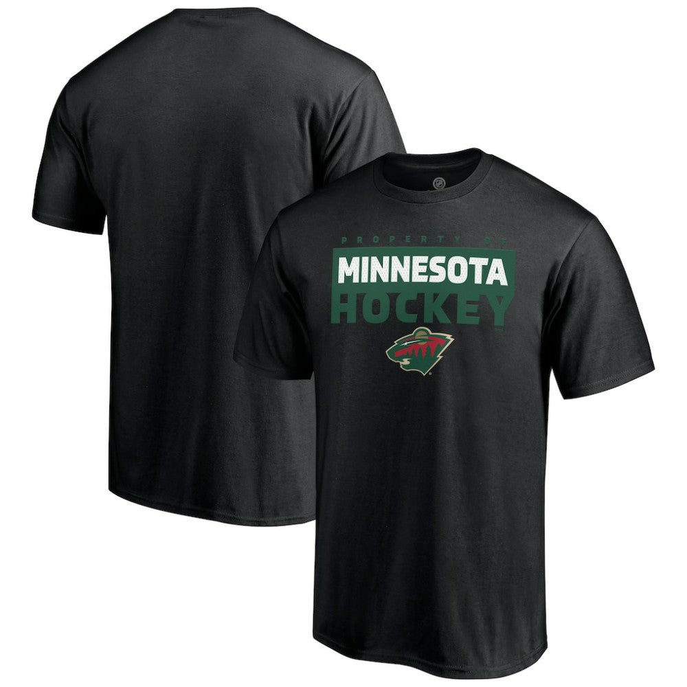 Minnesota Wild Gain Ground T-Shirt - Black T-shirts