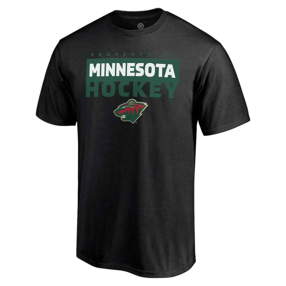 Minnesota Wild Gain Ground T-Shirt - Black T-shirts