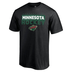 Minnesota Wild Gain Ground T-Shirt - Black T-shirts