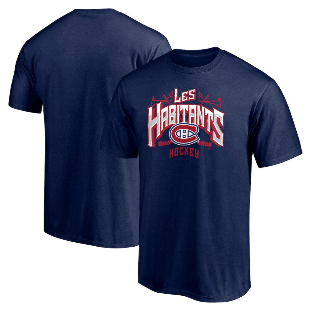 Montreal Canadiens Hometown Collection Push Ahead T-Shirt - Navy T-shirts