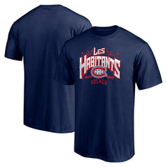 Montreal Canadiens Hometown Collection Push Ahead T-Shirt - Navy T-shirts