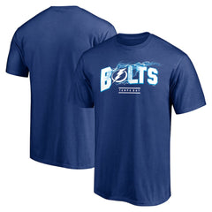 Tampa Bay Lightning Hometown Collection Push Ahead T-Shirt - Blue T-shirts