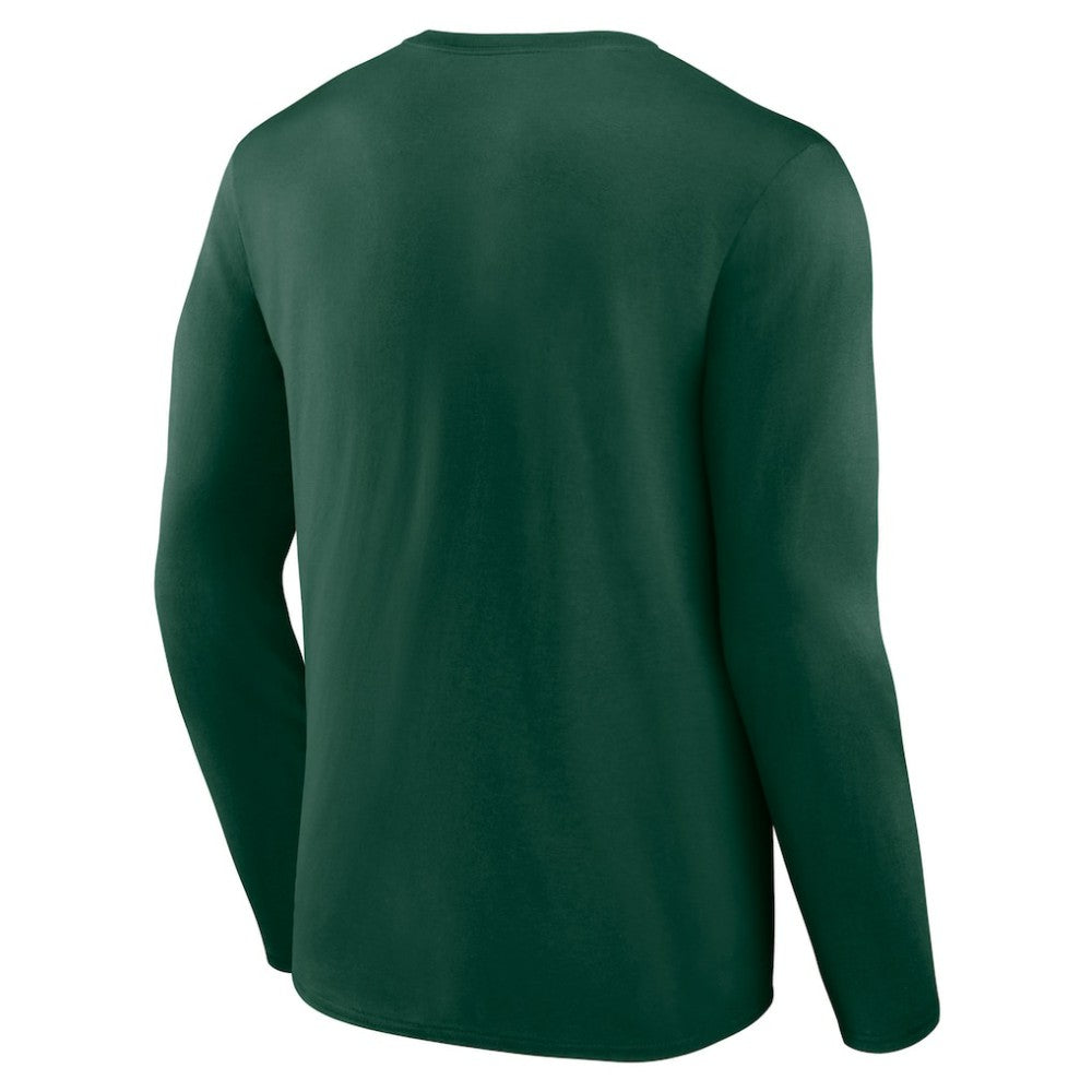 Minnesota Wild Team Covert Long Sleeve T-Shirt - Green T-shirts