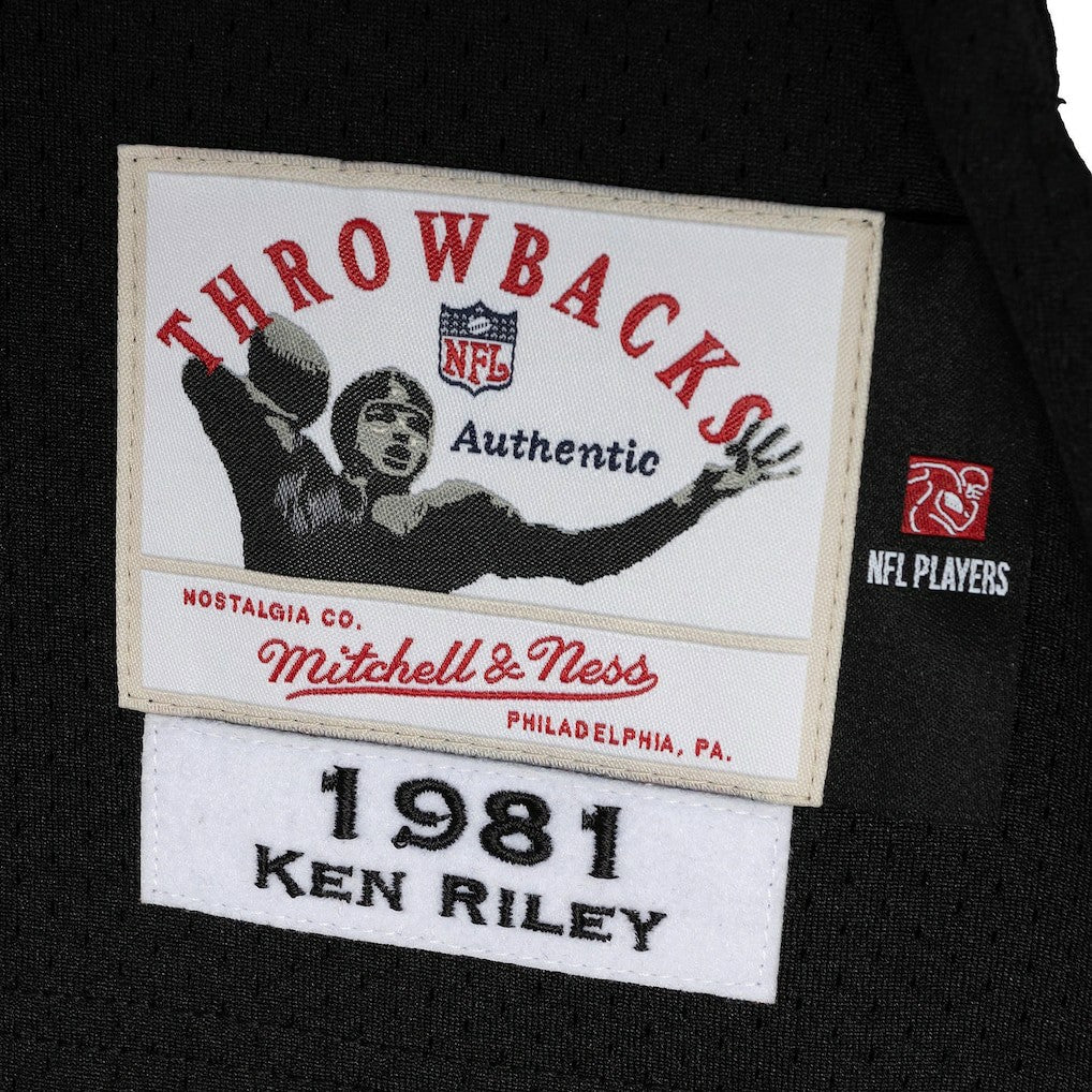Ken Riley Cincinnati Bengals 1981 Authentic Throwback Retired Player Jersey - Black online