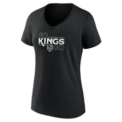 Los Angeles Kings Women's Active Edge V-Neck T-Shirt - Black T-shirts