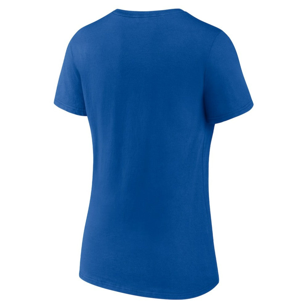 St. Louis Blues Women's Primary Play V-Neck T-Shirt - Blue T-shirts