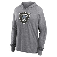 Las Vegas Raiders Women's Cozy Primary Pullover Hoodie - Heather Gray online