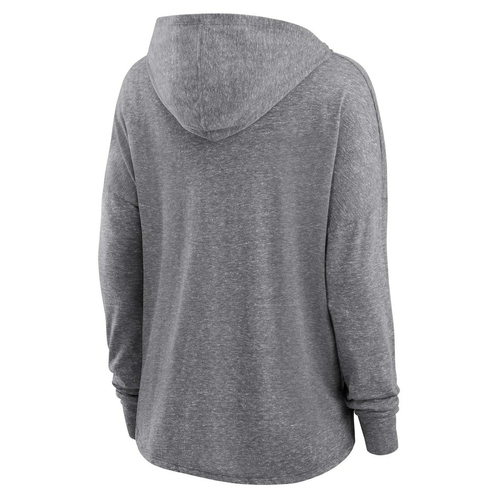 Las Vegas Raiders Women's Cozy Primary Pullover Hoodie - Heather Gray online