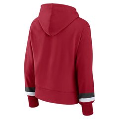 Tampa Bay Buccaneers Women's Over Under Pullover Hoodie - Red online