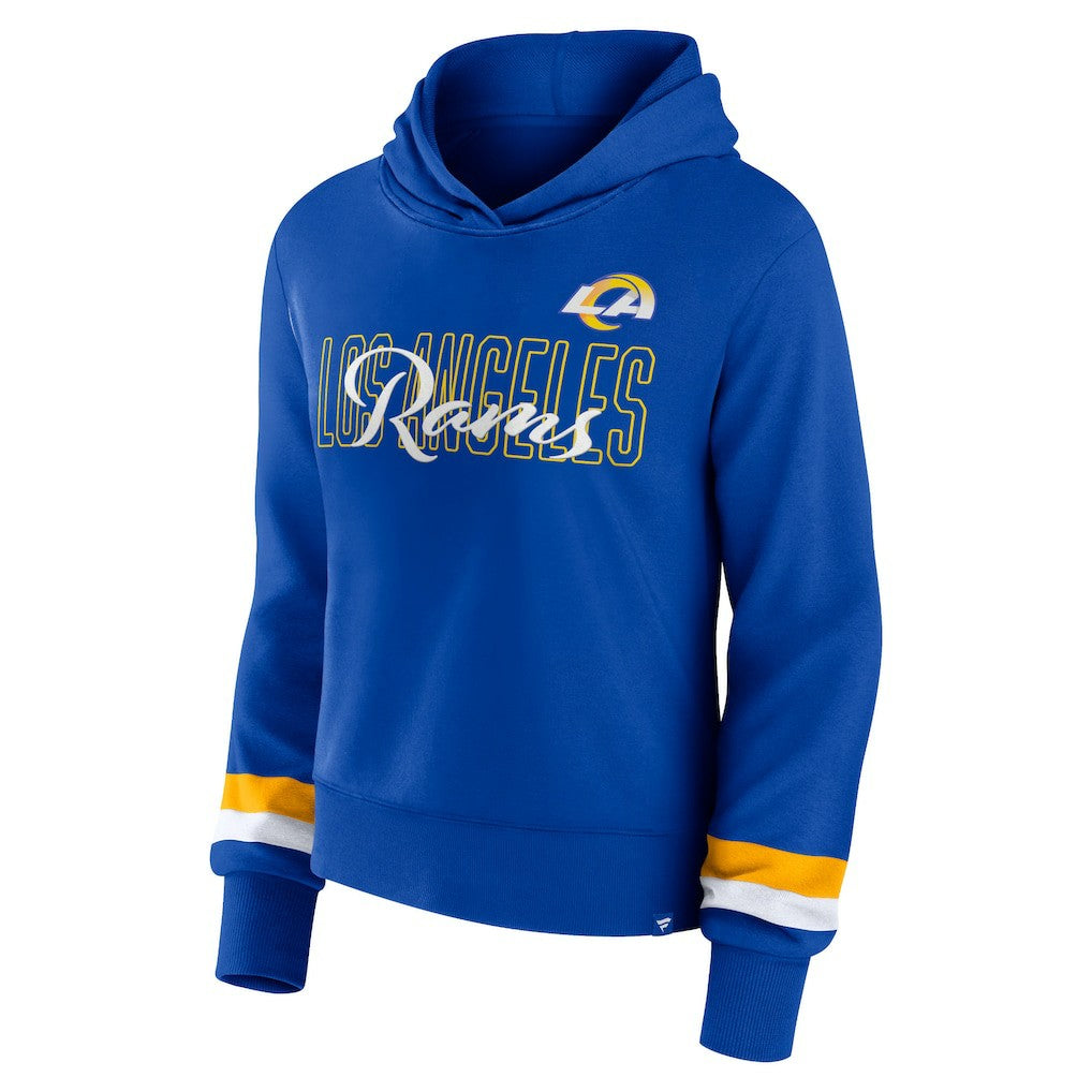 Los Angeles Rams Women's Over Under Pullover Hoodie - Royal online