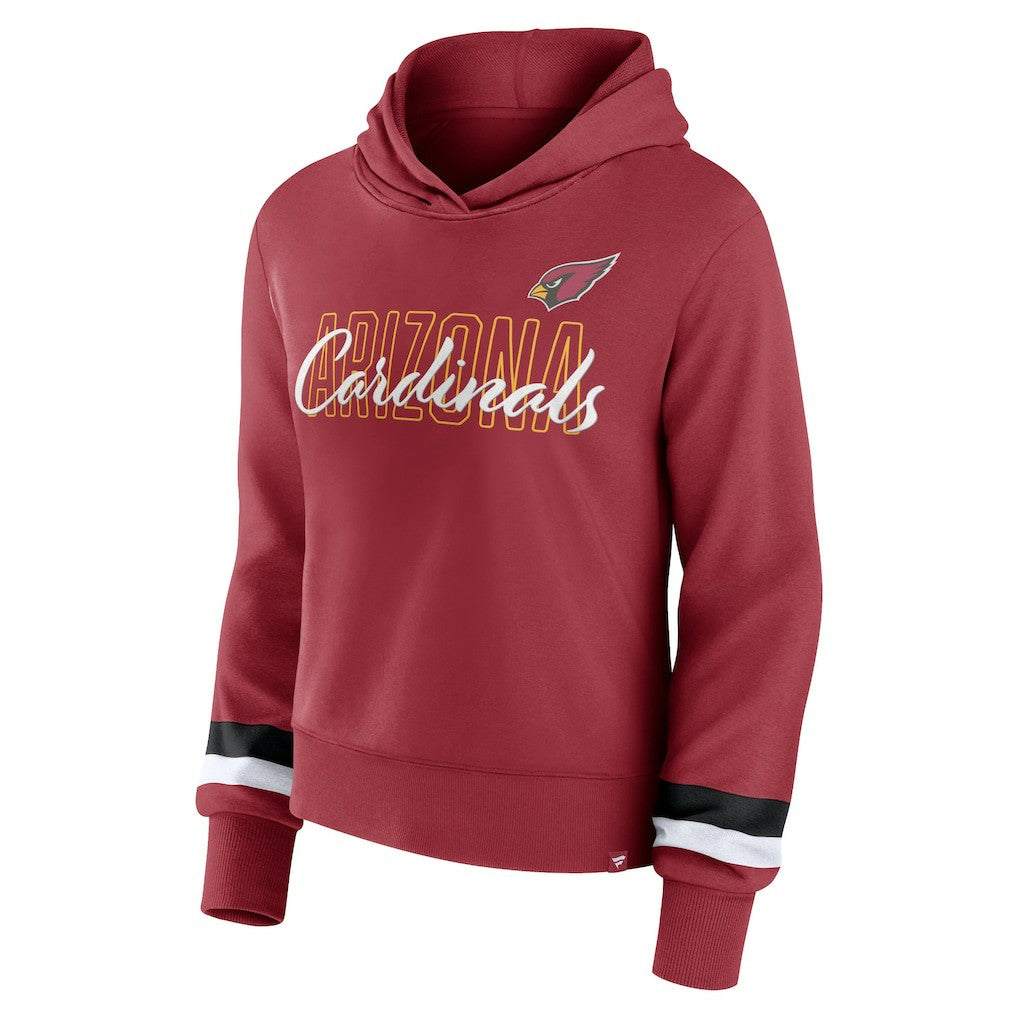 Arizona Cardinals Women's Over Under Pullover Hoodie - Cardinal online
