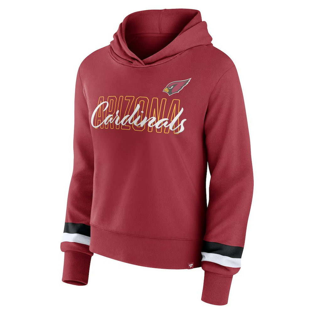 Arizona Cardinals Women's Over Under Pullover Hoodie - Cardinal online